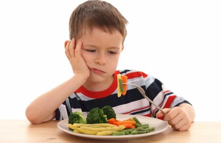 U detí helmintiáza spôsobuje nedostatok chuti do jedla